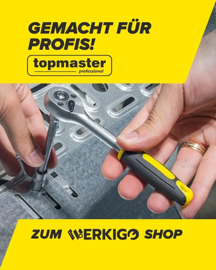 Social-Media-Grafik für Werkigo – Kachel-Design im Corporate-Look