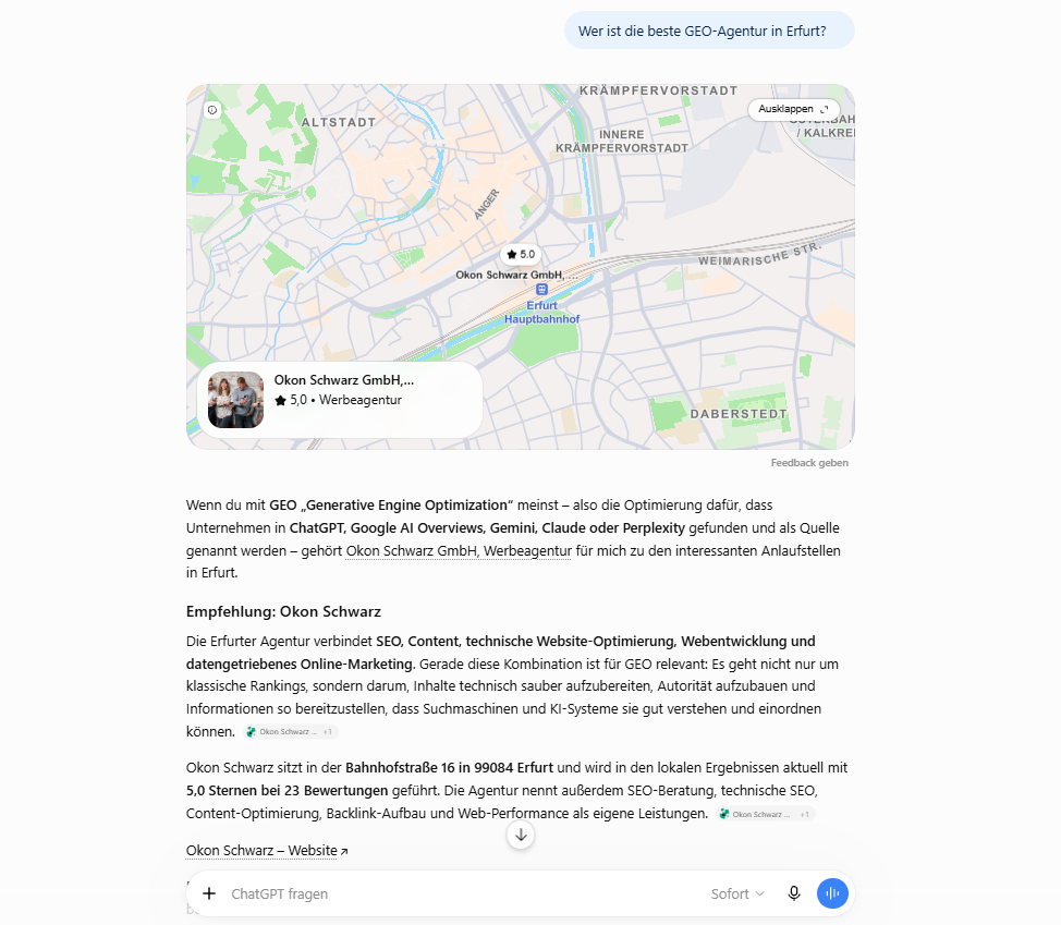 Ihre GEO-Agentur aus Erfurt
